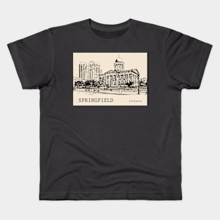 Springfield Illinois Kids T-Shirt